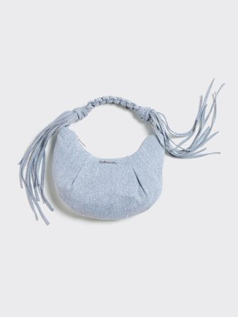 Holzweiler - Cocoon Denim Micro Bag - Light Blue Mix - Womens - One size