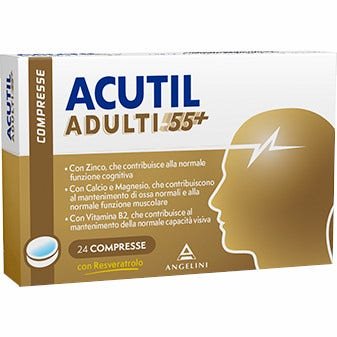Acutil Adulti 55+ Con Resveratrolo 24 Compresse