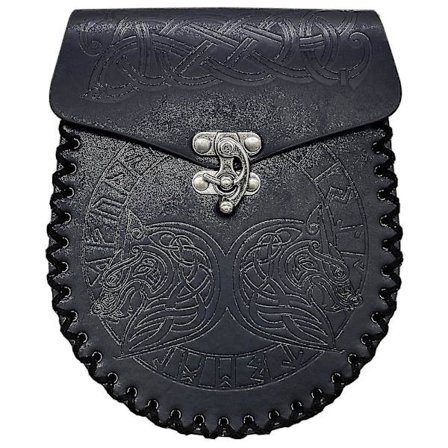 Mini-taske i middelalder-stil - Retro-pung til mønter - Til mænd og kvinder - Til LARP-kostumer