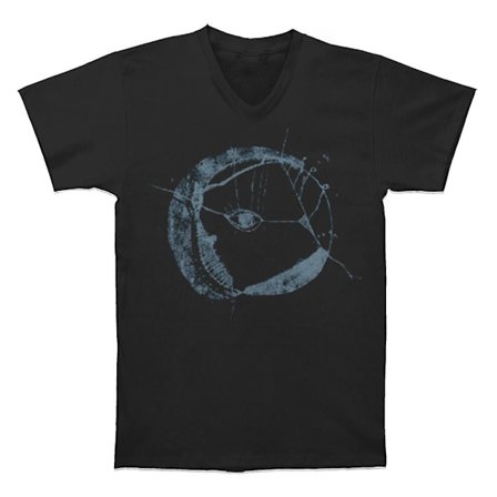 The Cure Eyemoon Logo V-ringad T-shirt