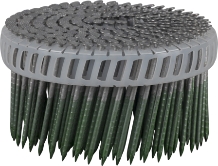 ESSVE 777803 Maskinspiker coil, hugget, 15°, FZV 2,5 x 65 mm, 1000-pakning, Innfesting