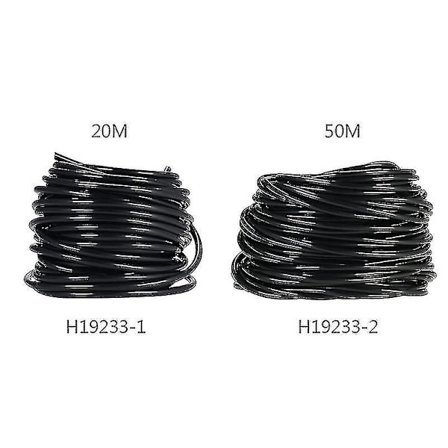 50m Vandingslange Slange 4/7mm Dryp Vandingssystem Til Hjem Havegård Plæne Landskab Terrasse Planter Blomster Vandforsyning