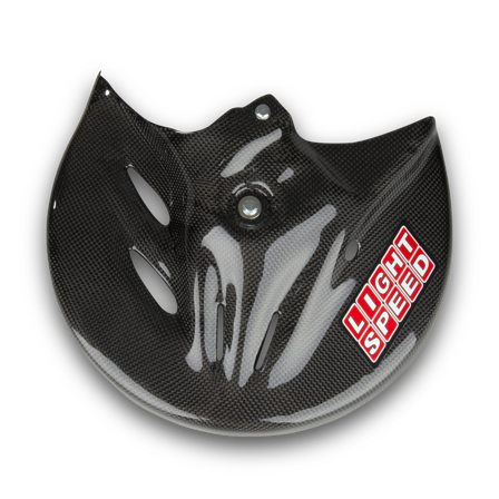 Lightspeed Carbon Front Brake Disc Protection - KTM 450 SX-F 2007-2014