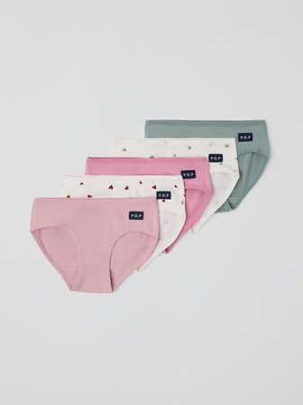Polarn O. Pyret - 5-pack knickers - 86|92 - Childrenswear - white
