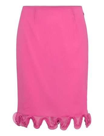 ROTATE Birger Christensen | Chiffon Ruffle Skirt | 36