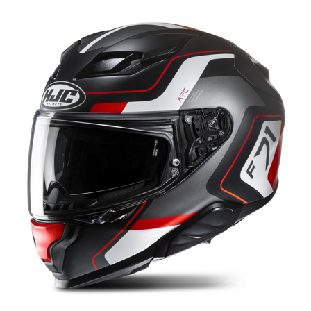 Helhjelm HJC F71 Arcan MC3H Svart/Hvit/Grå S