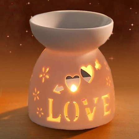 YSDSY Brännare för Eterisk Olja, Oljediffusorlampa, Ljusstake Diffusor i Keramik för Dekoration