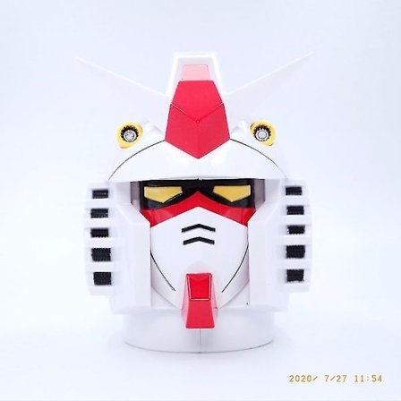 Kreativ Gundam Rx 78 Robot 400ml PC Rustfrit Stål Kande