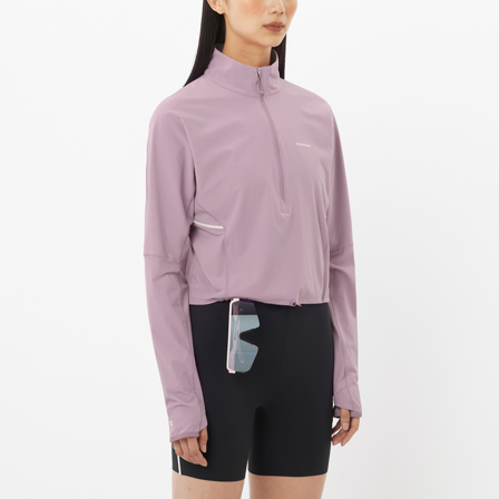 Salomon - Couches intermédiaires Vêtements Sense Aero Hybd Cp Plvr W