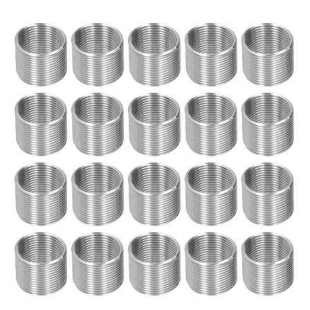 20 stk. Gevindreparation M14 x 1,25 Spiral Cirkel Indsats Reducer Møtrik Gevindudvidelsessokkel Sæt 1,5D