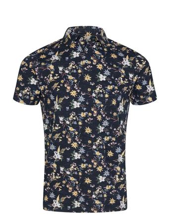 Bs Aitutaki Polos Short-sleeved Multi/mönstrad Bruun & Stengade