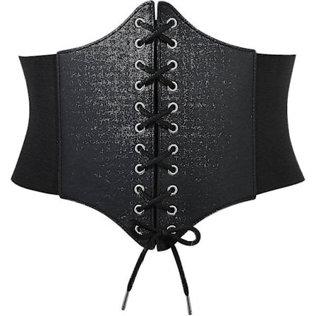 Kvinners Korsettbelte Snøring Cinch Belte Bundet Korsett Elastisk Midjebelte Waspiebelte For Kjole Cosplay 9.8 tommer