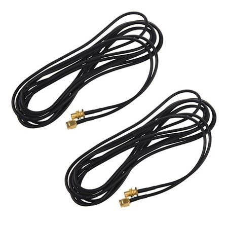 2x Wifi Wan Router Wi-fi Antenne Forlængerkabel Rp-sma