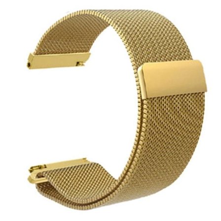 18 mm Huawei TalkBand B5 lyxigt klockarmband i rostfritt stål - Guld
