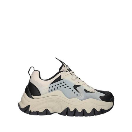 Buffalo Sneakers , Beige , Dames , Maat: 39 EU