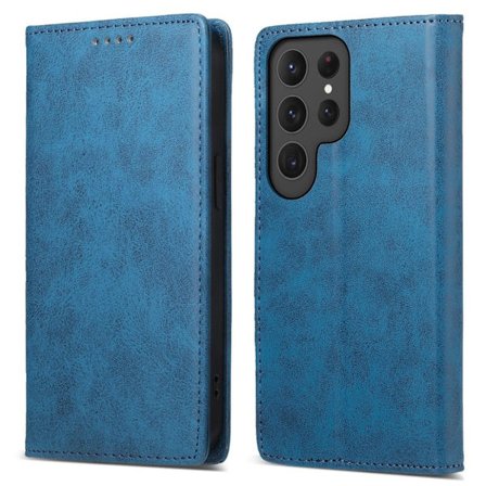 Samsung Galaxy S25 Ultra RFID Blocking Wallet Cover - Blue