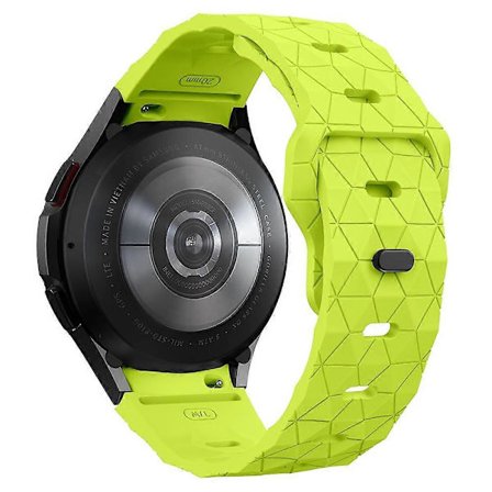 För Samsung Galaxy7/Watch6/Watch 5/Watch FE 40mm/Watch4 Fotbollsmönstrat Armband Silikon