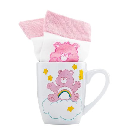 Care Bears Cheer Bear Mugg och Strumpset One Size Vit/Rosa