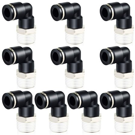 10 st Push To Connect Tube Fitting PNEUMATIC Hane Armbow Quick