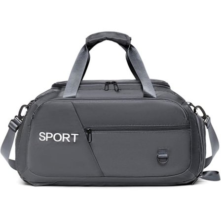Sports Gym Bag for menn og kvinner, Yoga Gym Bag, Travel Duffle Bag med skoskap og våtlomme