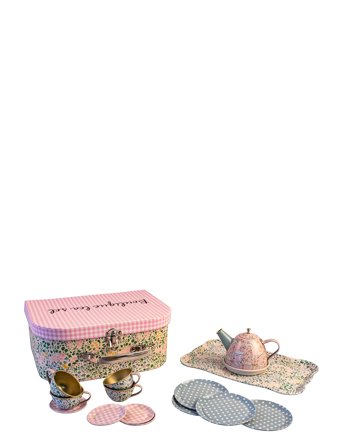 Magni Toys | Tea Set In Suitcase, Green | ONE SIZE"
