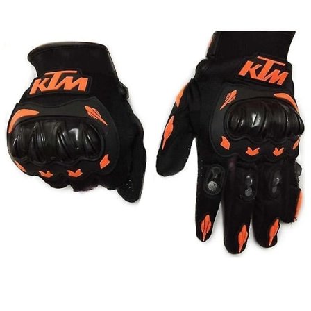 Ktm Åndbare Motorcykel Handsker med Fulde Fingre Offroad Racing Motorcykel Kørsel Handsker XL