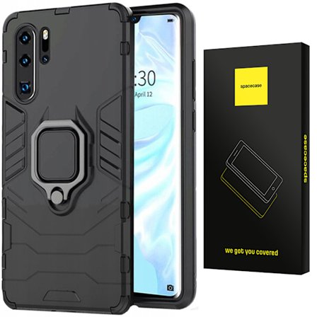 Spacecase Case Cover Till Huawei P30 Pro X-Ring Black