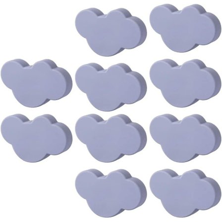 10-pack barnrumsmöbelknoppar, mjukt gummi, för barn och flickor, för pojkar, skåpdrag