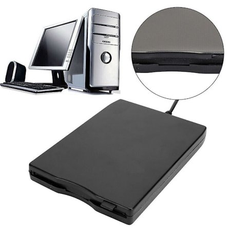 3,5 tuuman USB-mobiililevykeasema kannettava 1,44 Mt:n ulkoinen FDD-lukija tietokoneelle