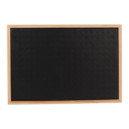 Stabelbar Blød Skum Øreringebakke 216 Huller Sort Opbevaringsboks Display Indsats