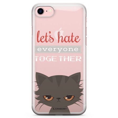 Bjornberry iPhone 7 TPU Skal - Arg Katt