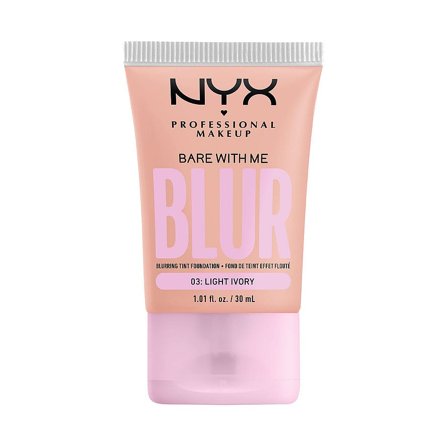 NYX PROFESSIONAL MAKEUP Bare With Me Blur Tint Foundation 03 Light Ivory, Makeup, Ansigt, Foundation