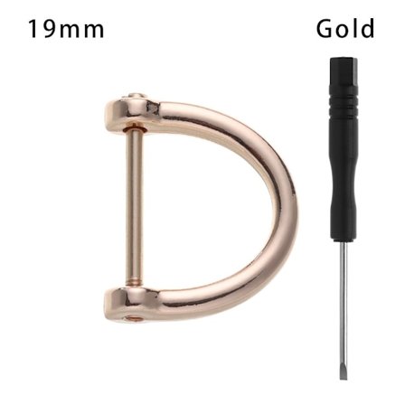 D Ringspännslås GULD 19MM