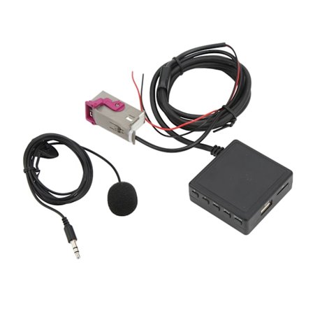 32-stifts Bluetooth AUX-kabel Stereo Adapter med Mikrofon Kompatibel Audi A3 A4 A6 A8 TT R8