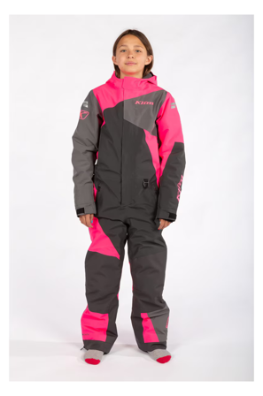 Anzug Klim Railslide Asphalt Kinder Asphalt/Knockout Pink XL