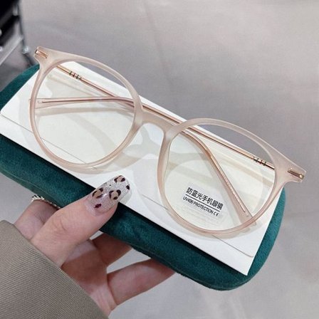 Anti-Blue Light Briller Runde Briller BRUN