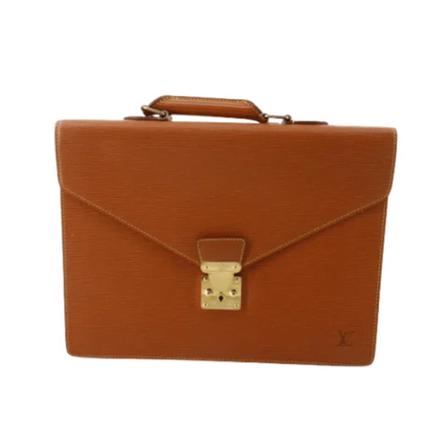 Louis Vuitton Vintage, Pre-owned Leather louis-vuitton-bags Bruin, Dames, Maat:ONE Size