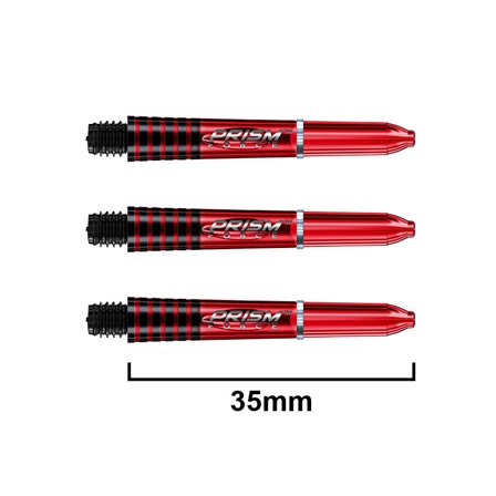 Winmau Prism Force Shafts | Winmau.com Short / Red