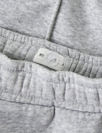 name it Nkfkarlie Wide Pant Swe Bru - Grey - 122