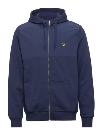 Nylon Mix Hoodie Blue Lyle & Scott