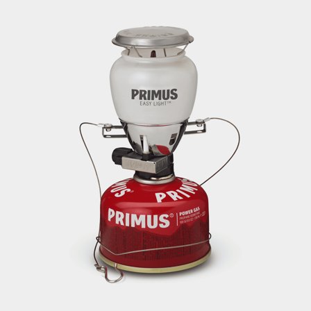 Lampa gazowa Primus Easy Light, 300 W, 490 lumenów, z zintegrowanym piezozapalnikiem - Jachtowa