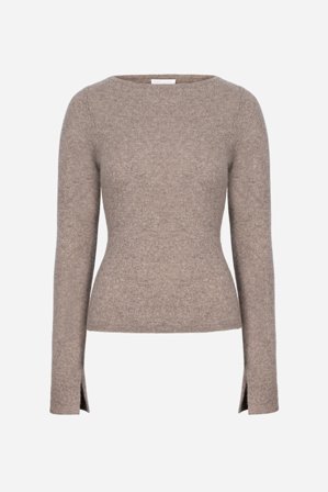 CAMILLA PIHL - Joyce Knit - Dark Taupe Melange - XL