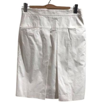 Hermès Vintage, Pre-owned Jupe Wit, Dames, Maat:L