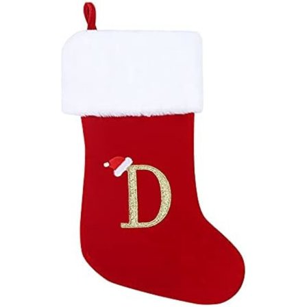 Julestrømper, Personlige 18 Tommer Store Julestrømper, Børns Julestrømper Sok Gavepose Til Juledekoration Trædekoration (D)