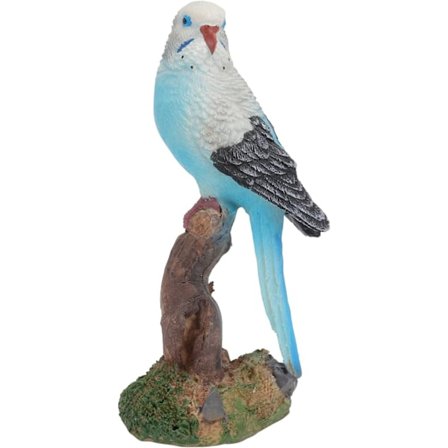 Hagedekorasjon Tropisk Fugl Papegøye Figurer Regnskog Fugl Ara Papegøye Statue Sitter på Tregren