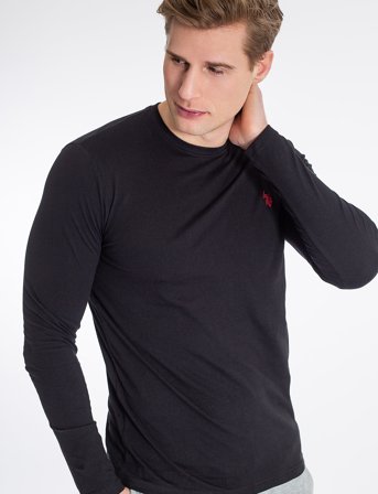 U.S. Polo Assn. Brolin Ls T-Shirt - Black - M