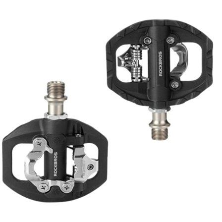 Cykel Lås Pedal 2 In 1 Anti-slip Lås Nylon Pedal MTB Cykel pedaler