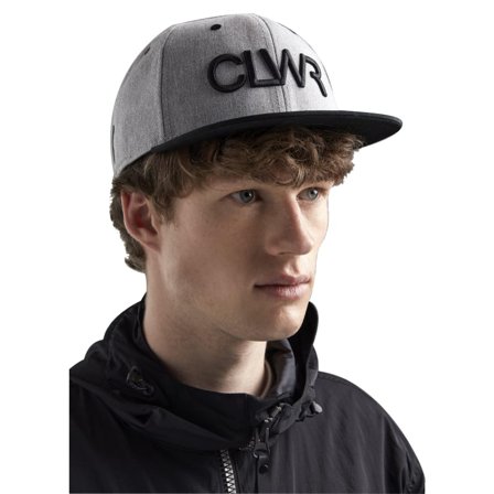 ColourWear Crew 6 Panel Cap Unisex caps Grey OneSize