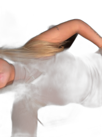 Rosa ribbad polotopp