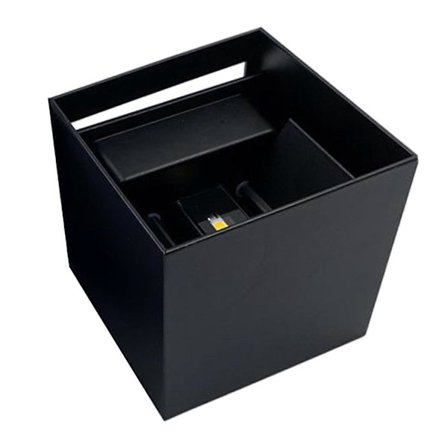 Gazechimp COB Vandtætte Væglamper, 12W Sort/Hvid Finish Væglampe, Udendørs